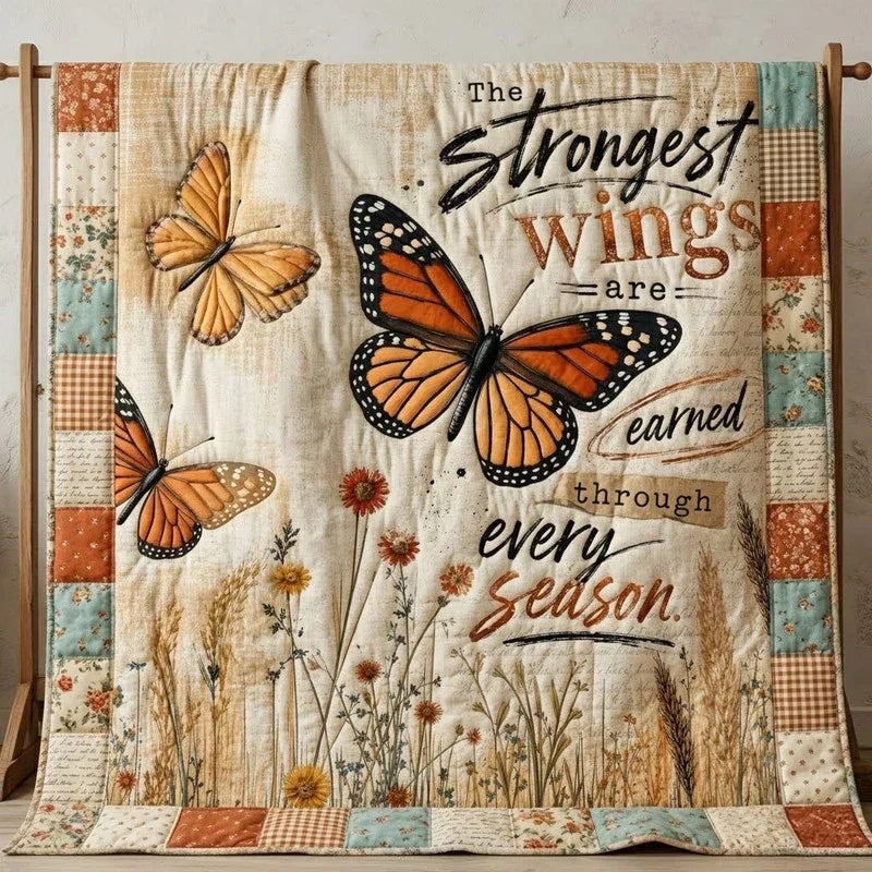 Fall Resilience Quilt Blanket - Quilted Blanket by Wild and Way