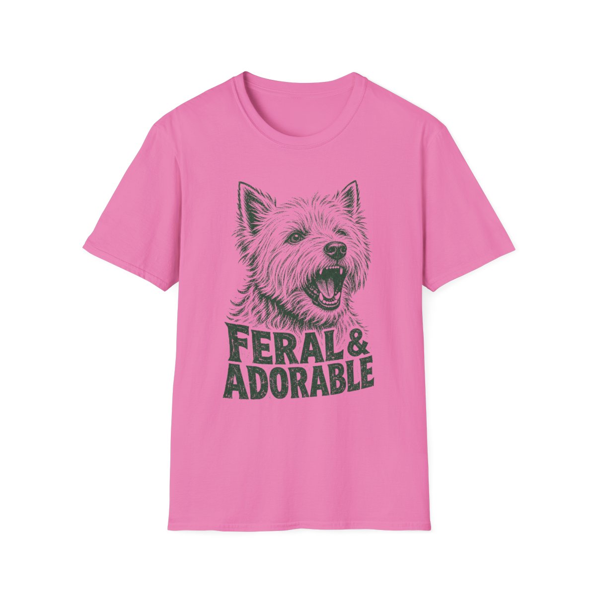 Feral And Adorable Westie Tee