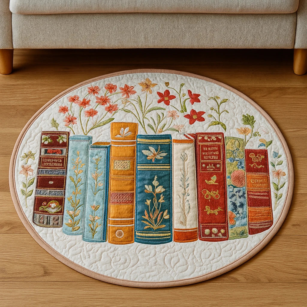Fiction Escape Quilted Round Mat