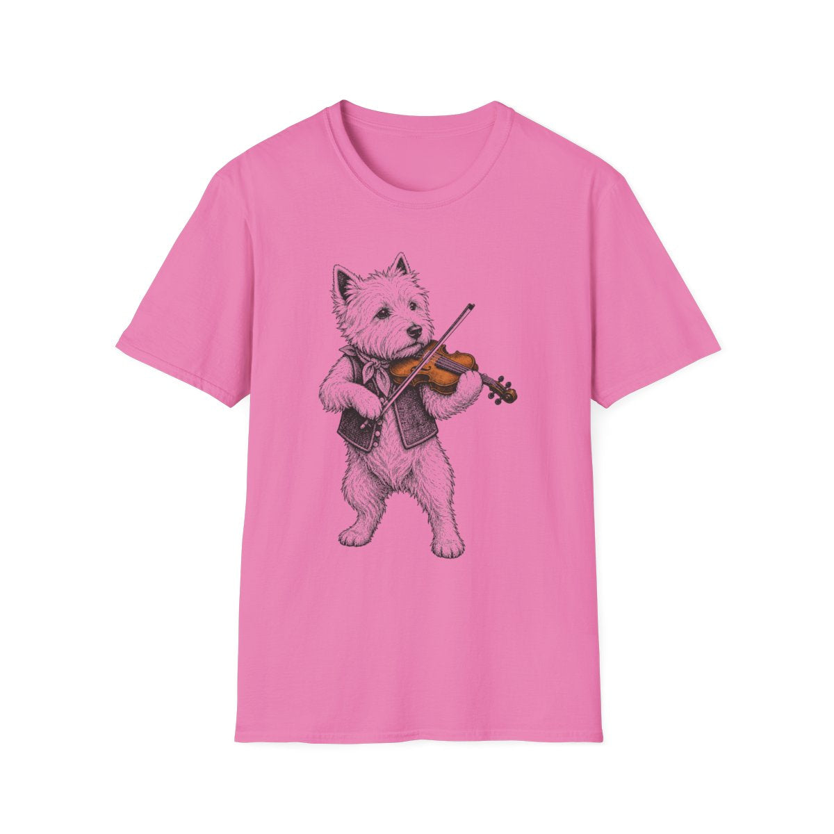 Fiddle Westie Tee