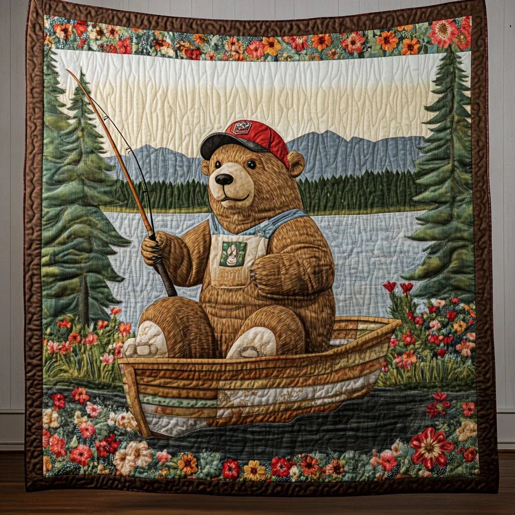 Fishing Day Quilt Blanket