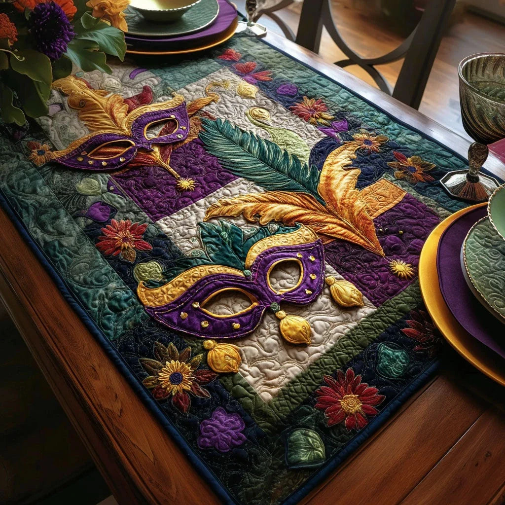 Fleur Carnival Quilted Table Runner