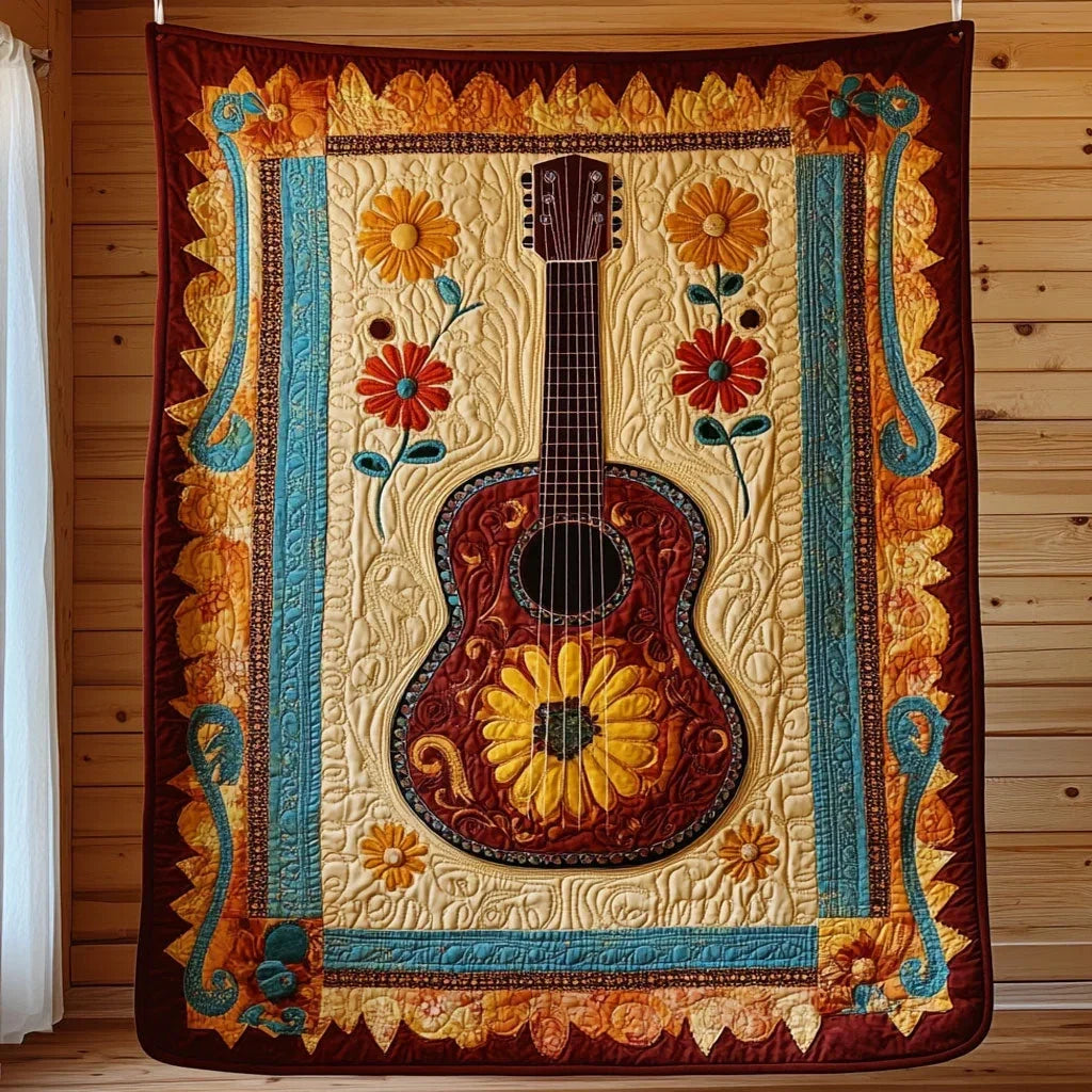 Floral Melody Quilt Blanket