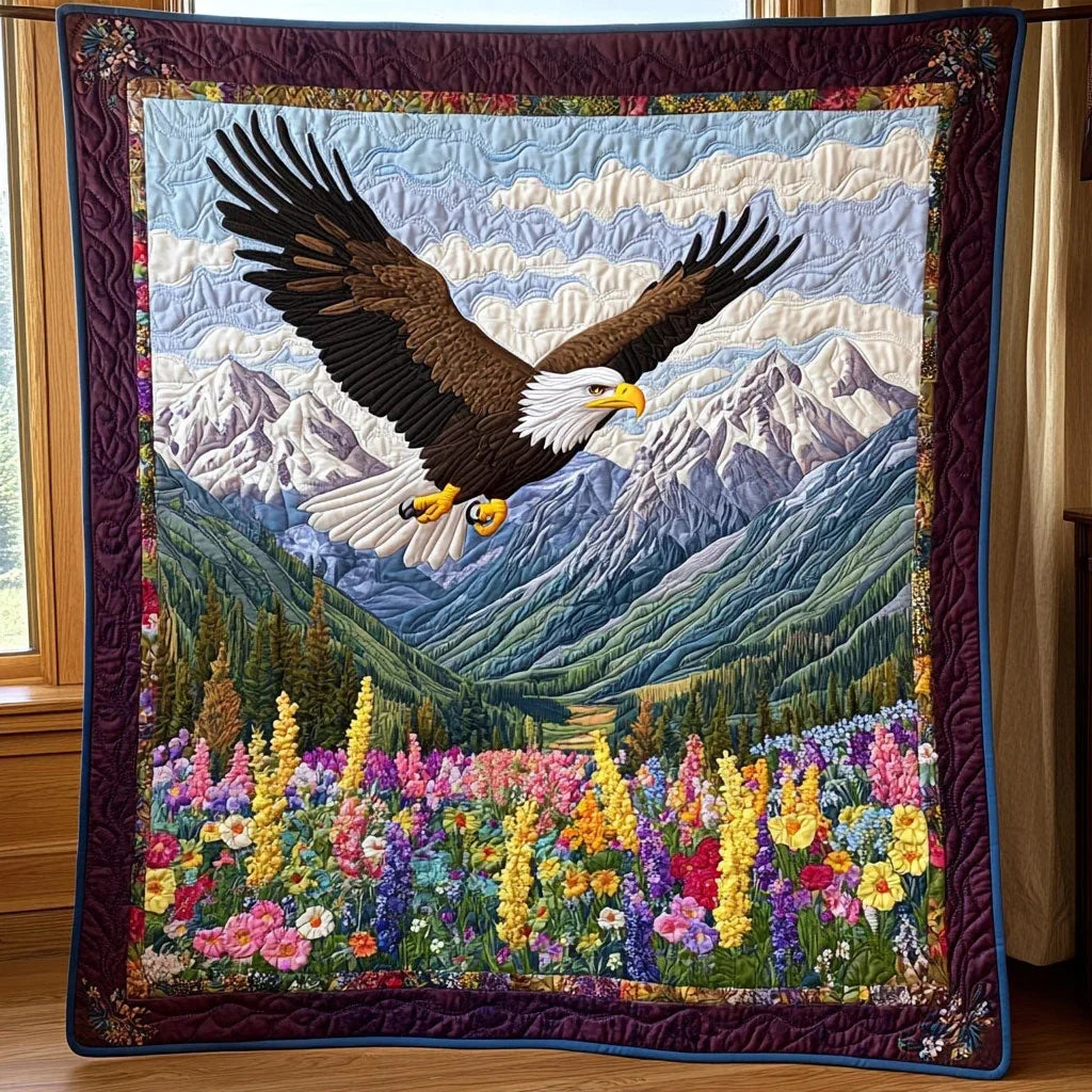 Flying Eagle Quilt Blanket