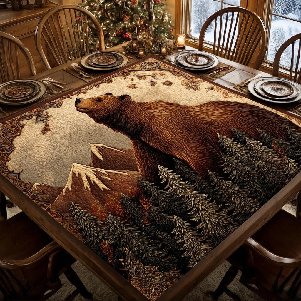 Forest Guardian Quilted Table Topper