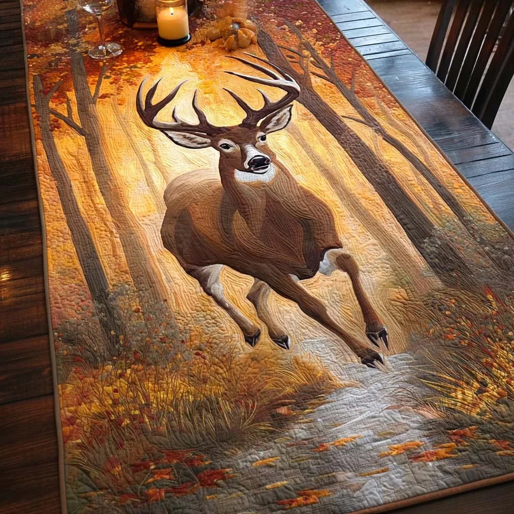 Forest Runner Quilted Table Runner