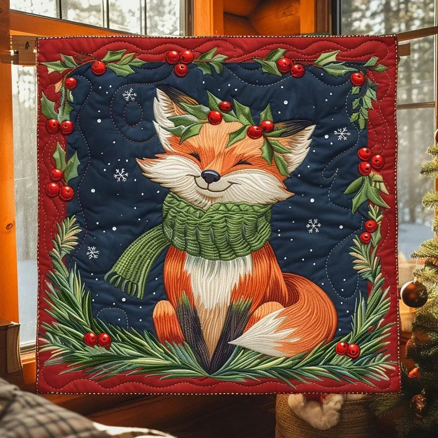 Fox Winter Quilt Blanket