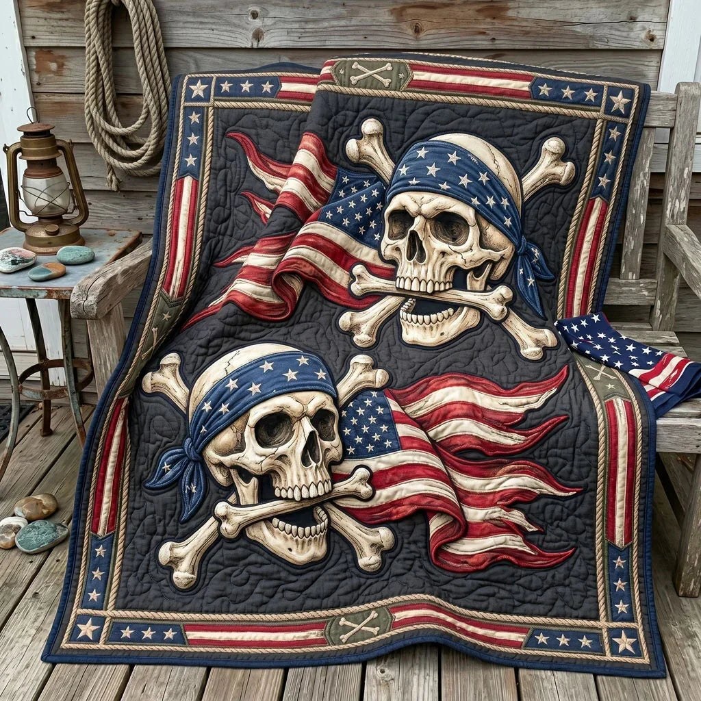 Freedom Bones Quilt Blanket