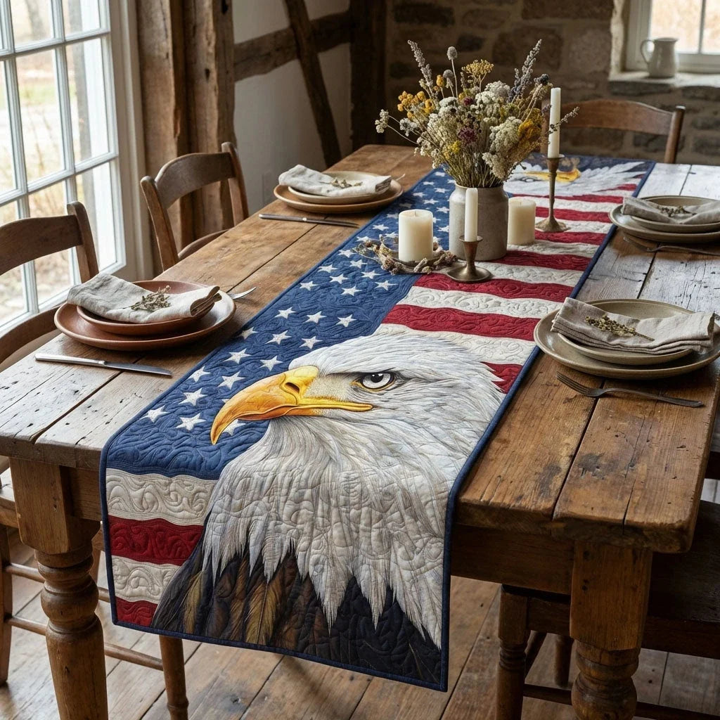 Freedom Flight Quilted Table Runner