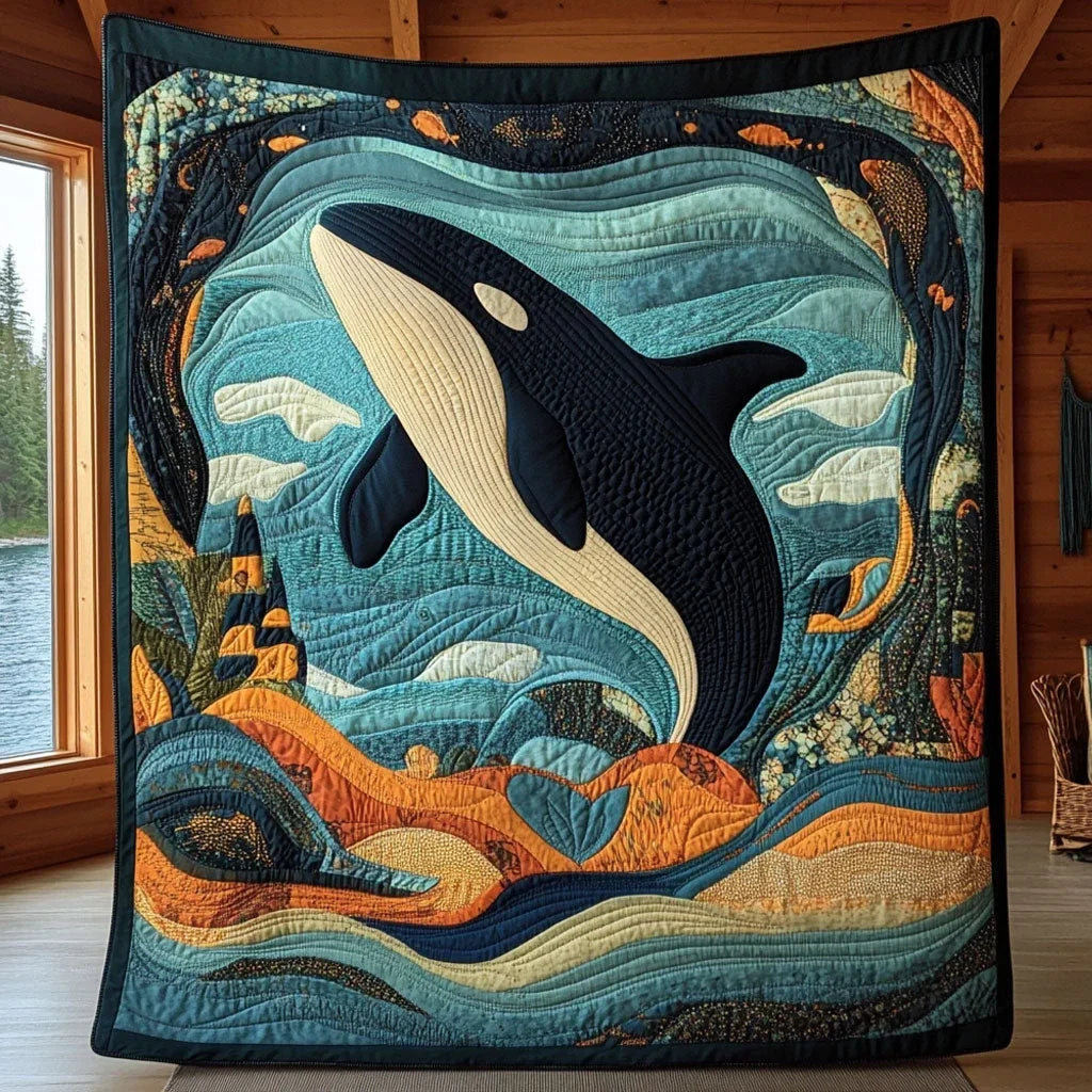 Freedom Wave Quilt Blanket