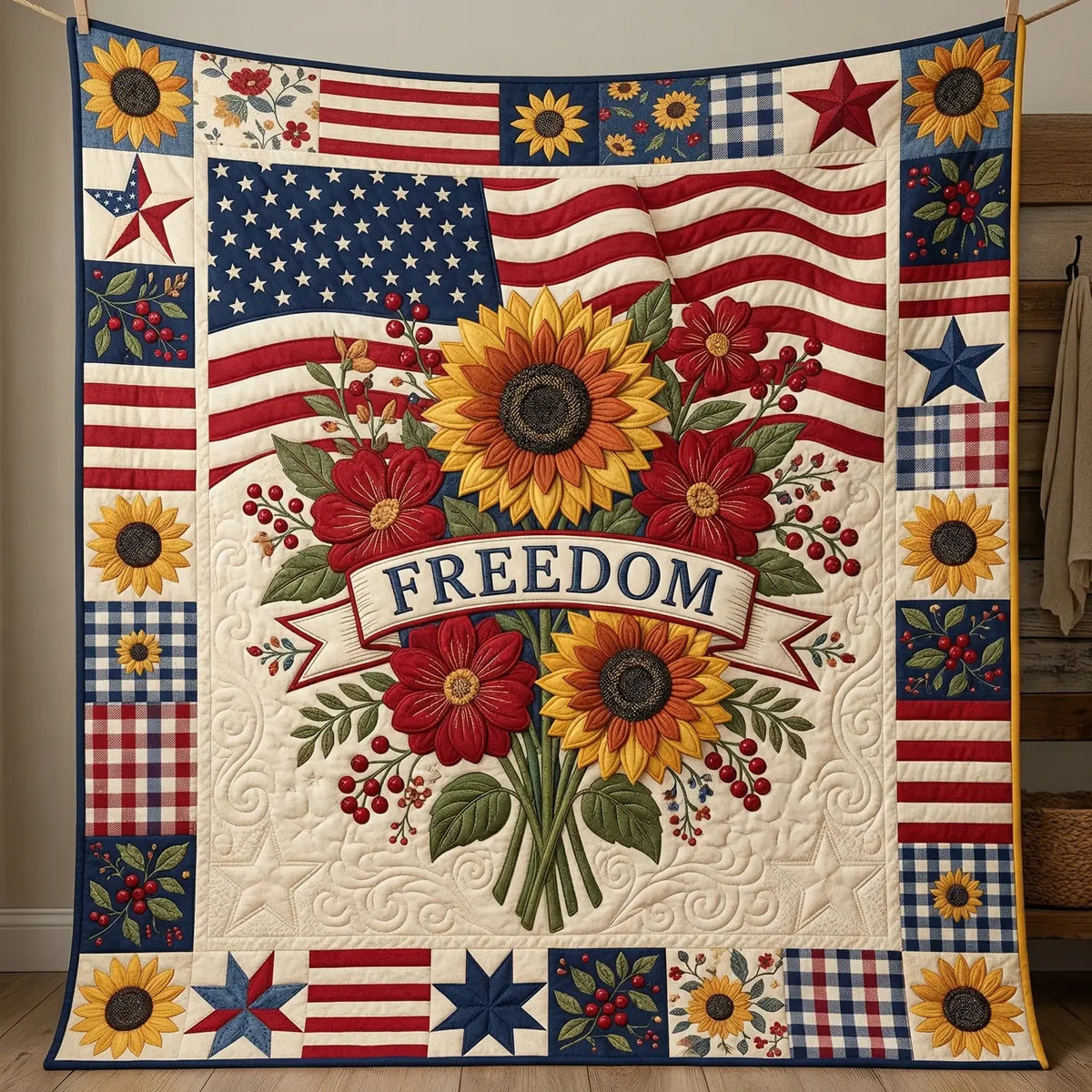 Freedom Quilt Blanket