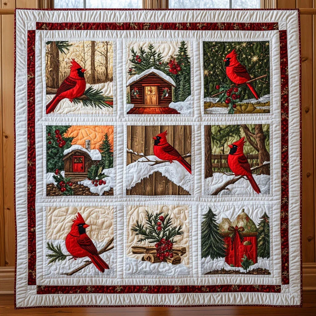 Frost Feather Quilt Blanket