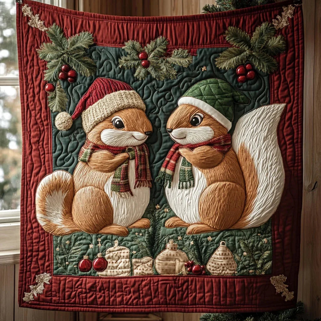 Frosty Friend Quilt Blanket