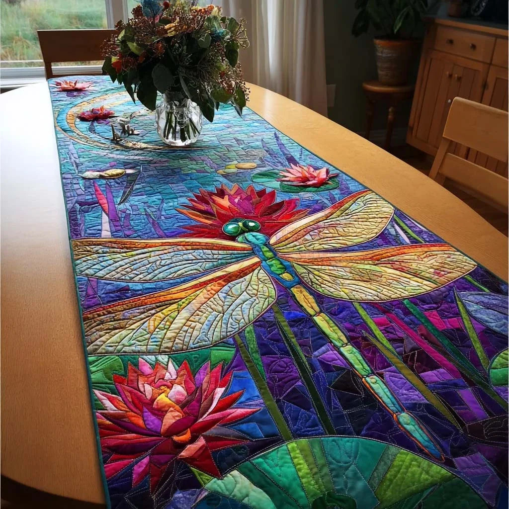 Garden Harmony Quilted Table Runner