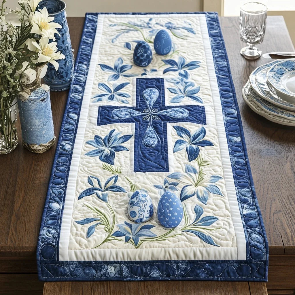 Garden of Grace Quilted Table Runner