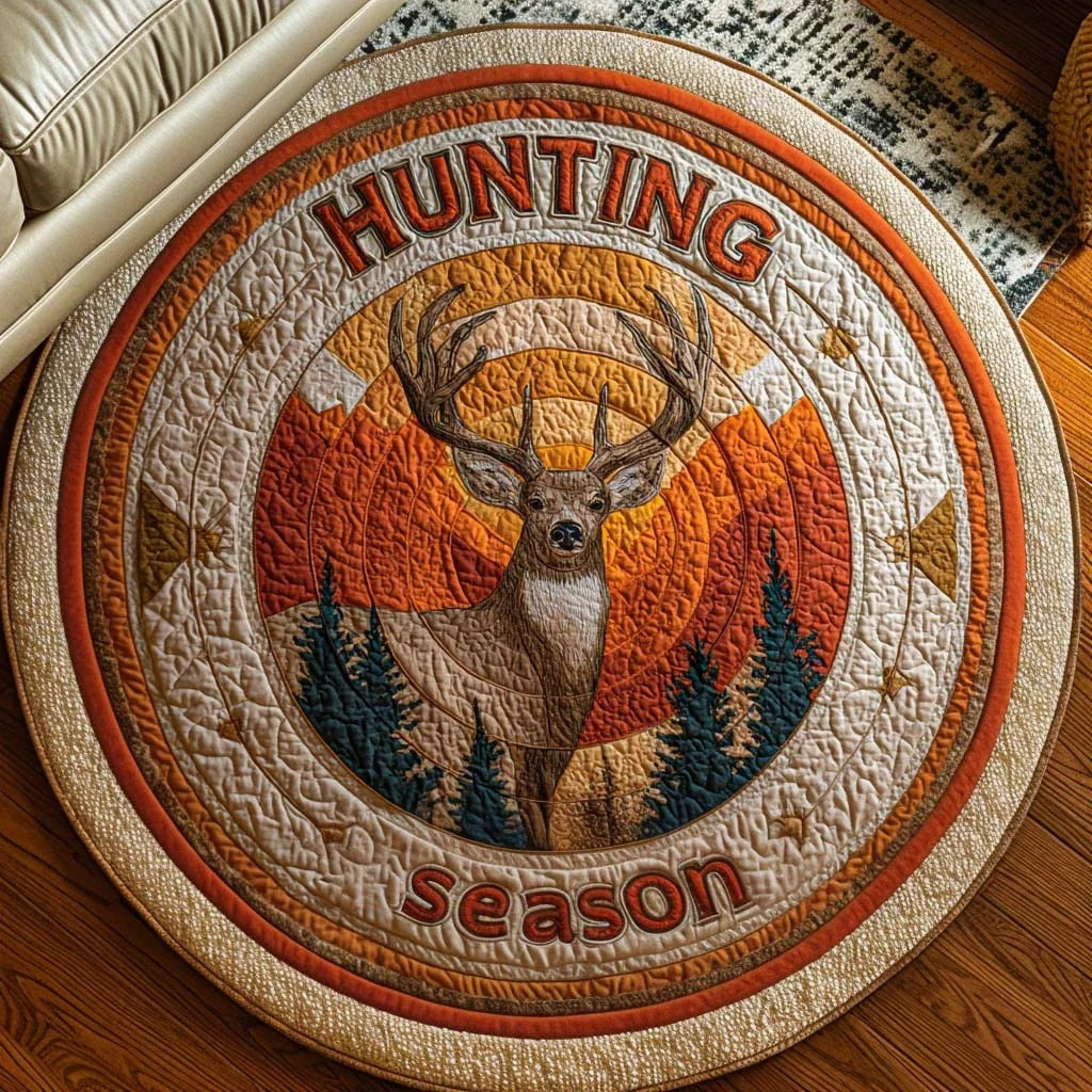 Gentle River Quilted Round Mat