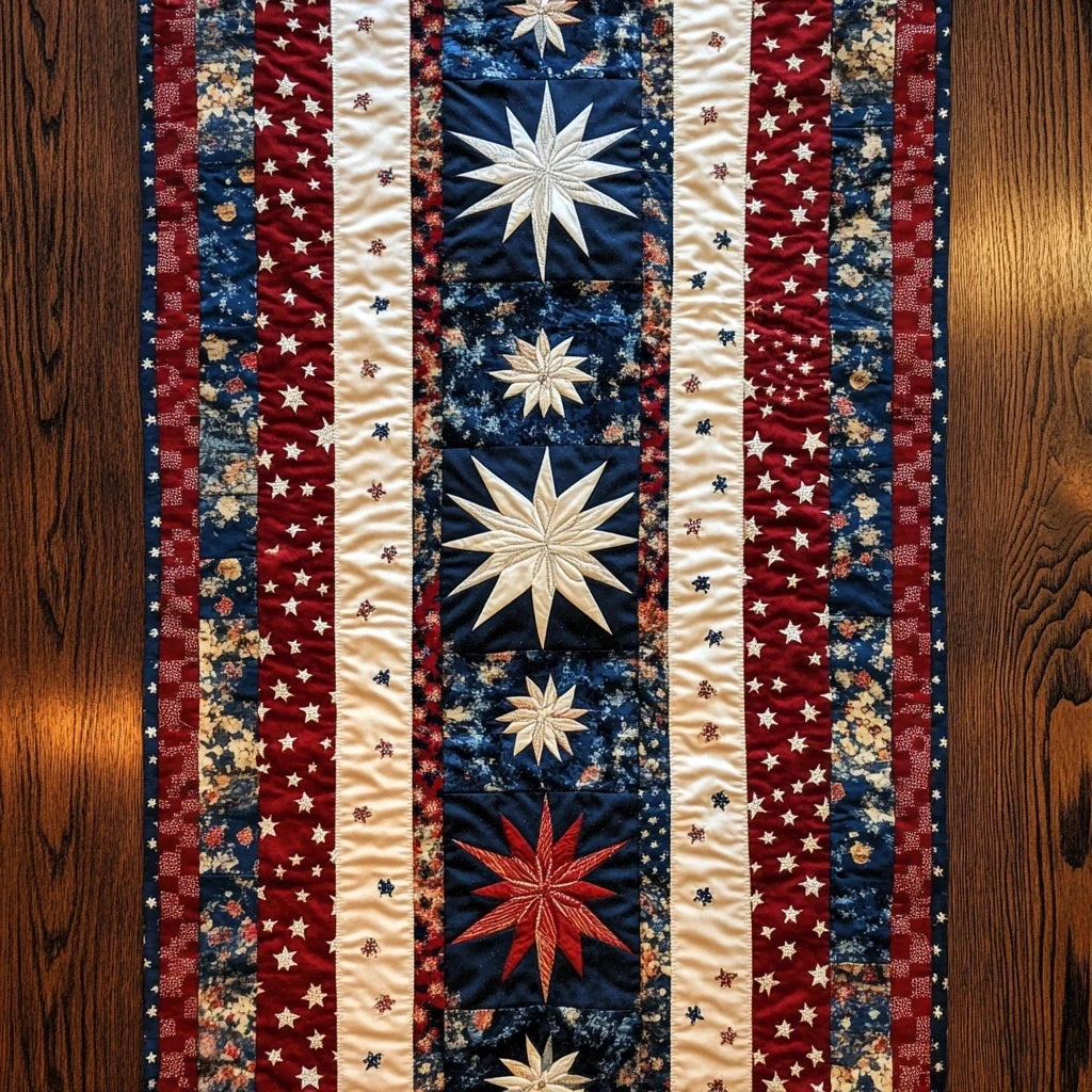 Glory Patch Quilted Table Runner