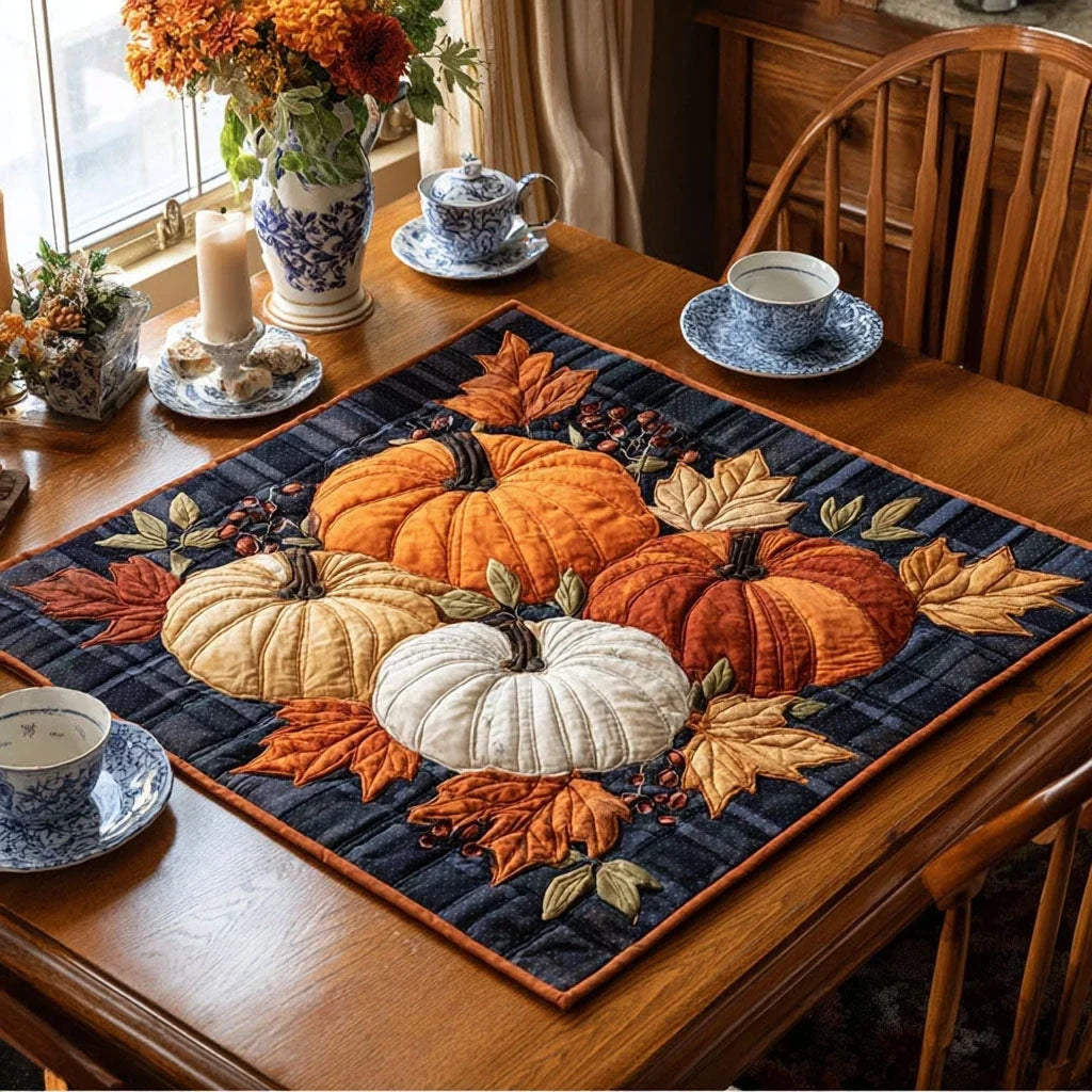 Golden Feast Table Topper