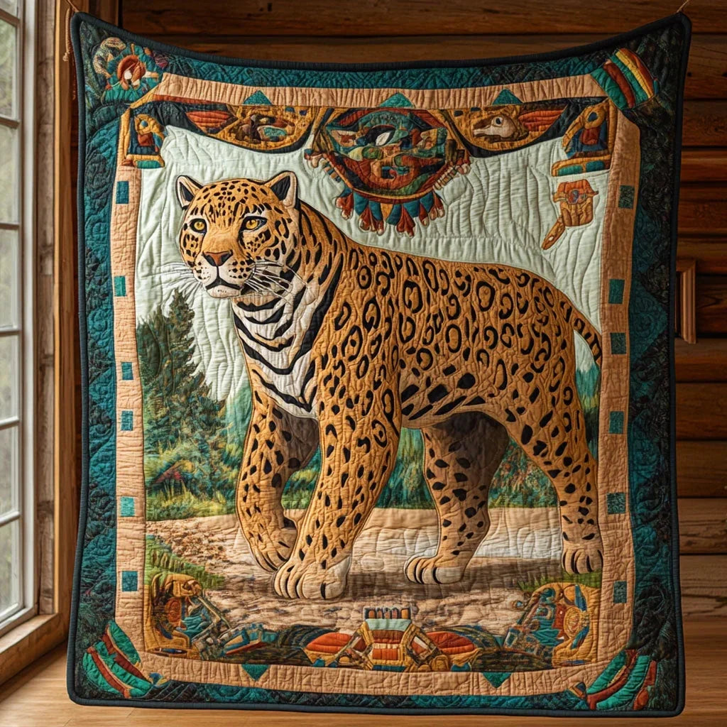Golden Prowler Quilt Blanket