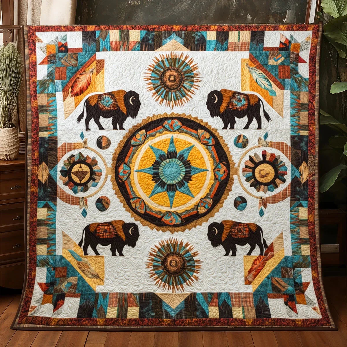 Great Plains Father Quilt Blanket