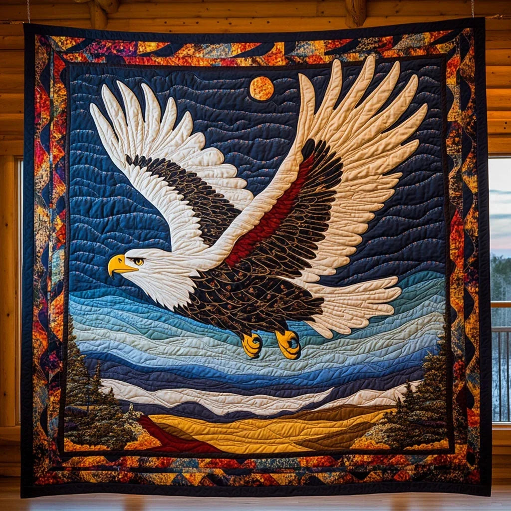 Guardian Of Skies Quilt Blanket