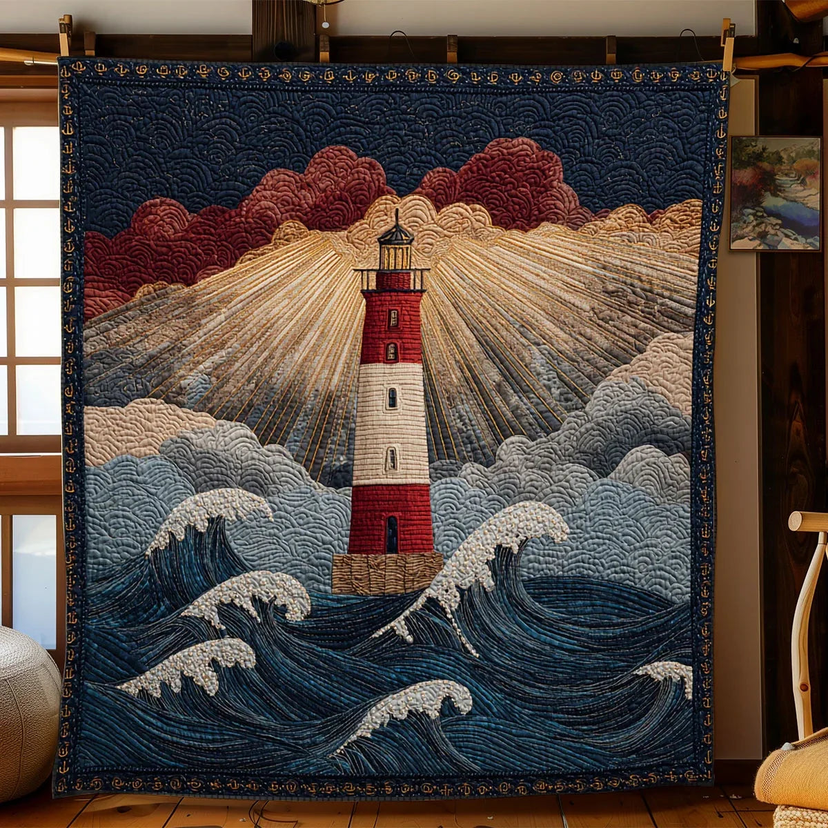 Guiding Light Quilt Blanket