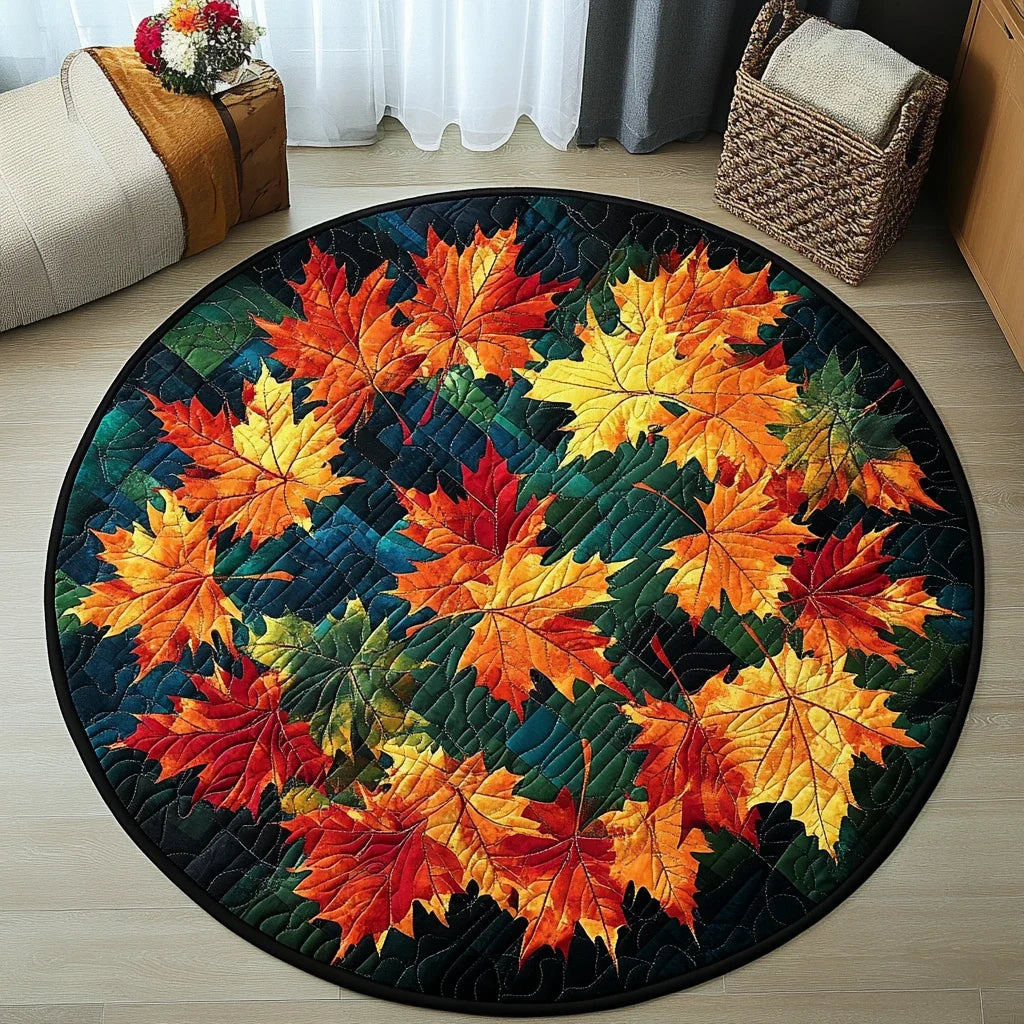 Harvest Delight Quilted Round Mat