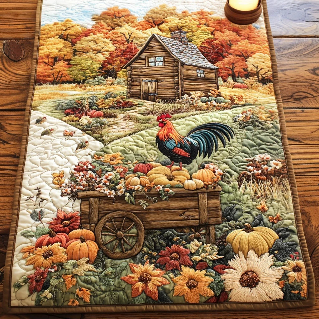 Harvest Dreams Quilted Table Runner