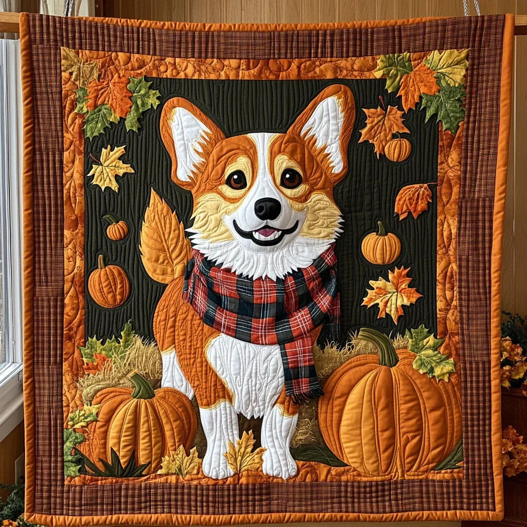 Harvest Hound Quilt Blanket