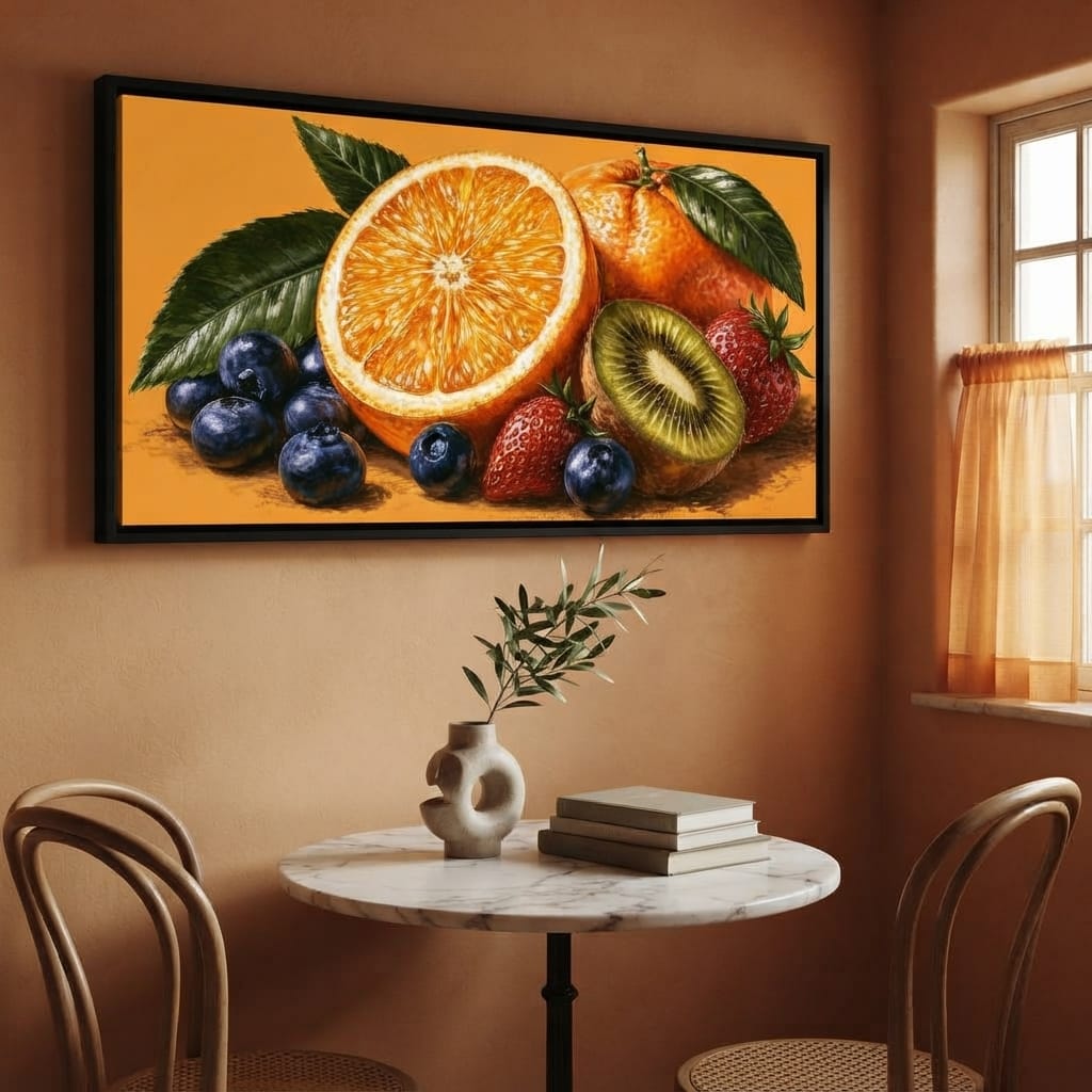 Harvest Of The Ripe Orchard Canvas Wall Art