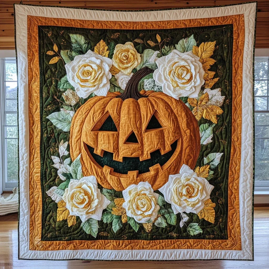 Harvest Rose Quilt Blanket