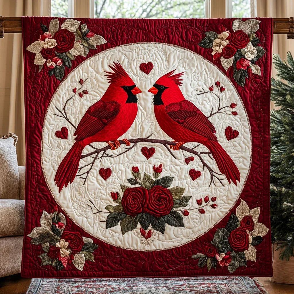 Hearts Entwined Quilt Blanket