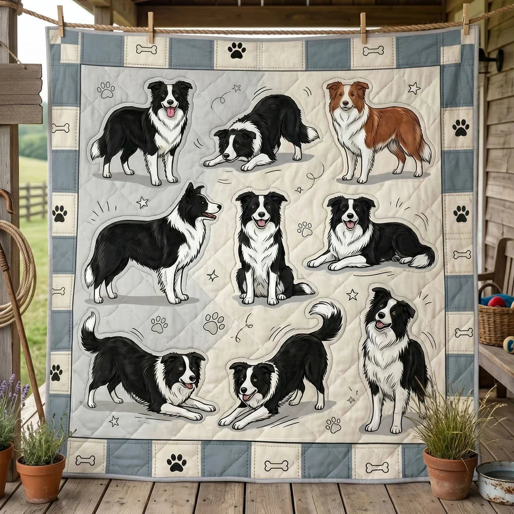 Herding Happiness Quilt Blanket