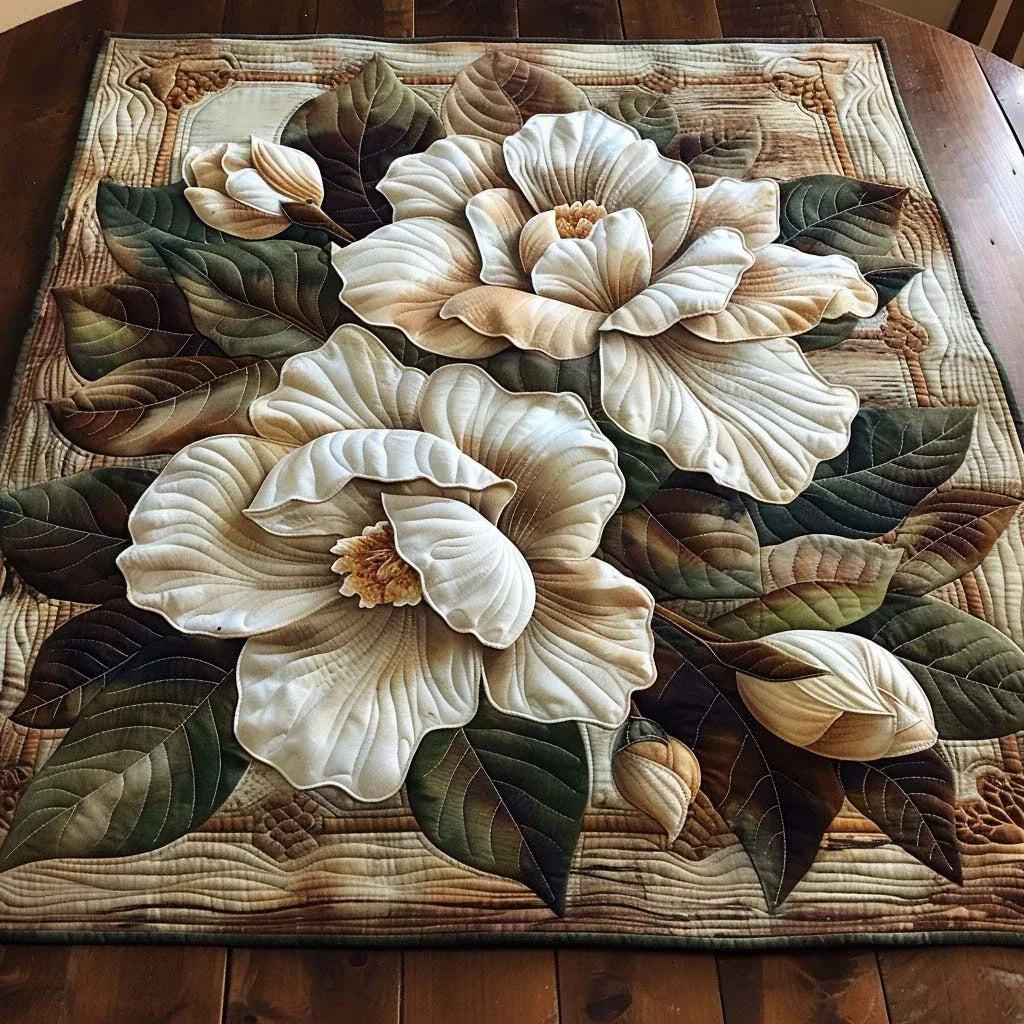Heritage Petal Quilted Table Topper