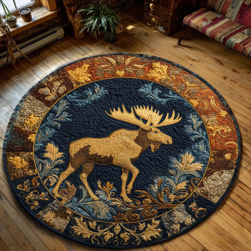 Highland Haven Quilted Round Mat