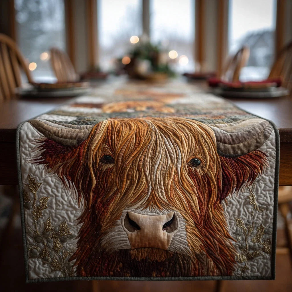 Highland Roots Quilted Table Runner