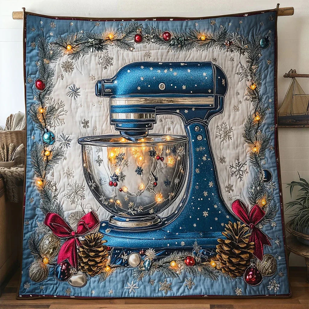 Holly Cream Flour Mixer Machine Quilt Blanket
