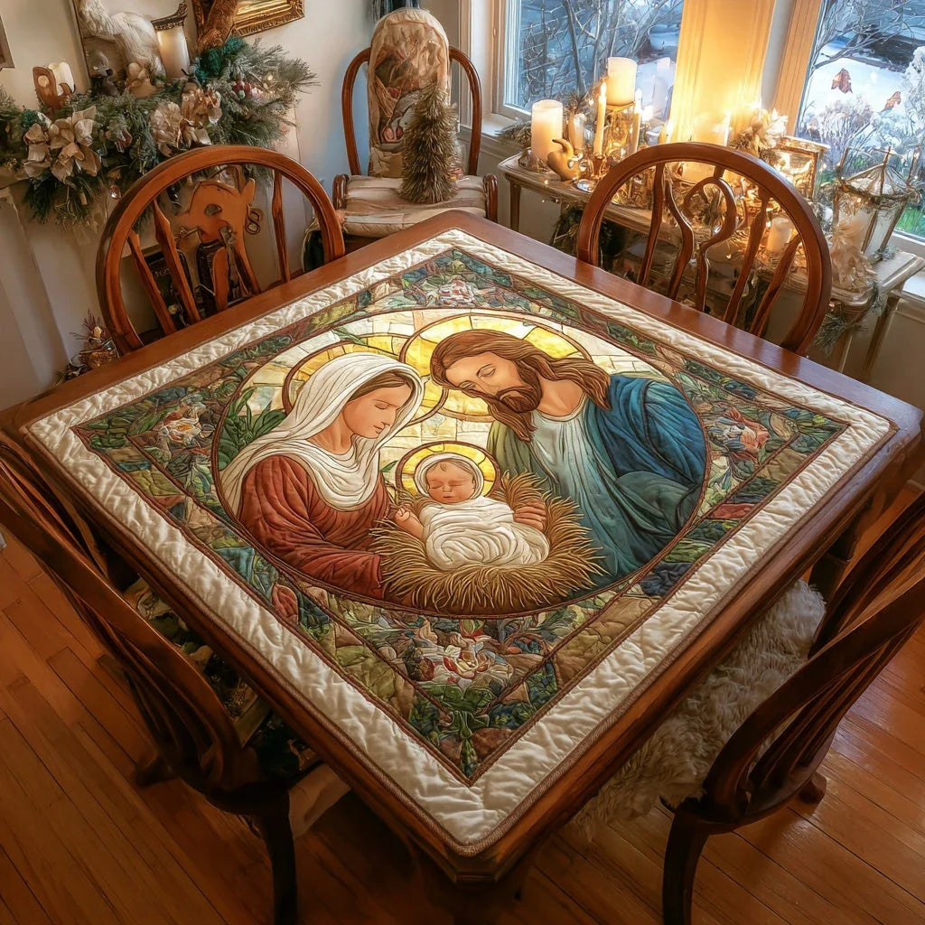 Holy Night Quilted Table Topper