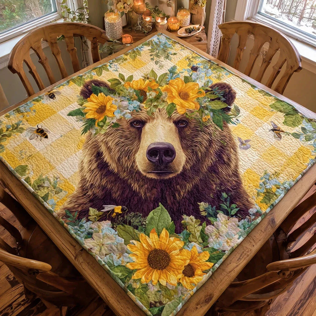 Honey Paws Quilted Table Topper