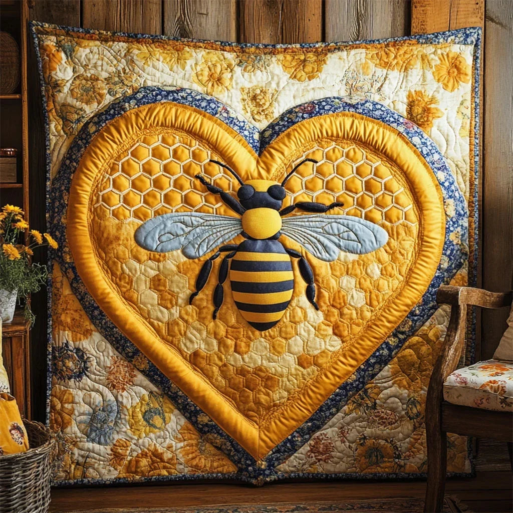 Honeybee Quilt Blanket