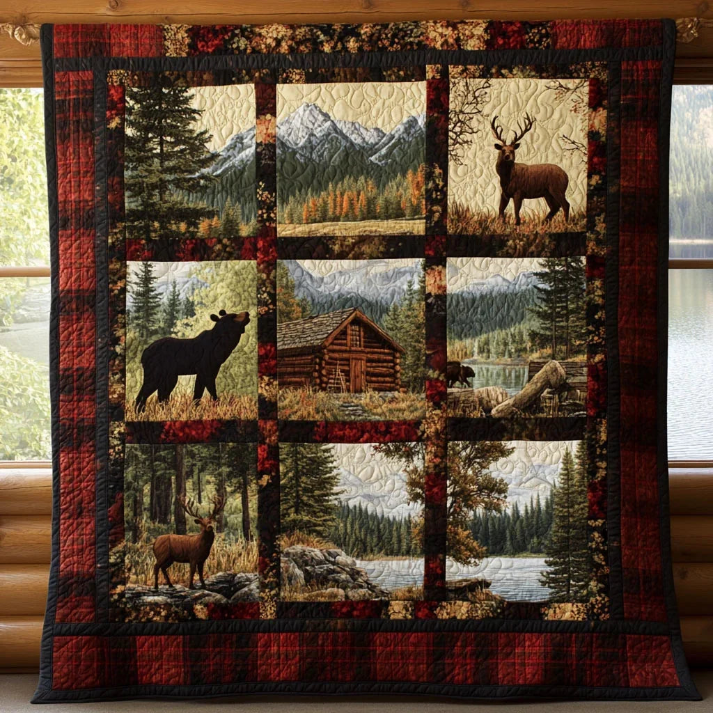 Hunting Wild Path Quilt Blanket