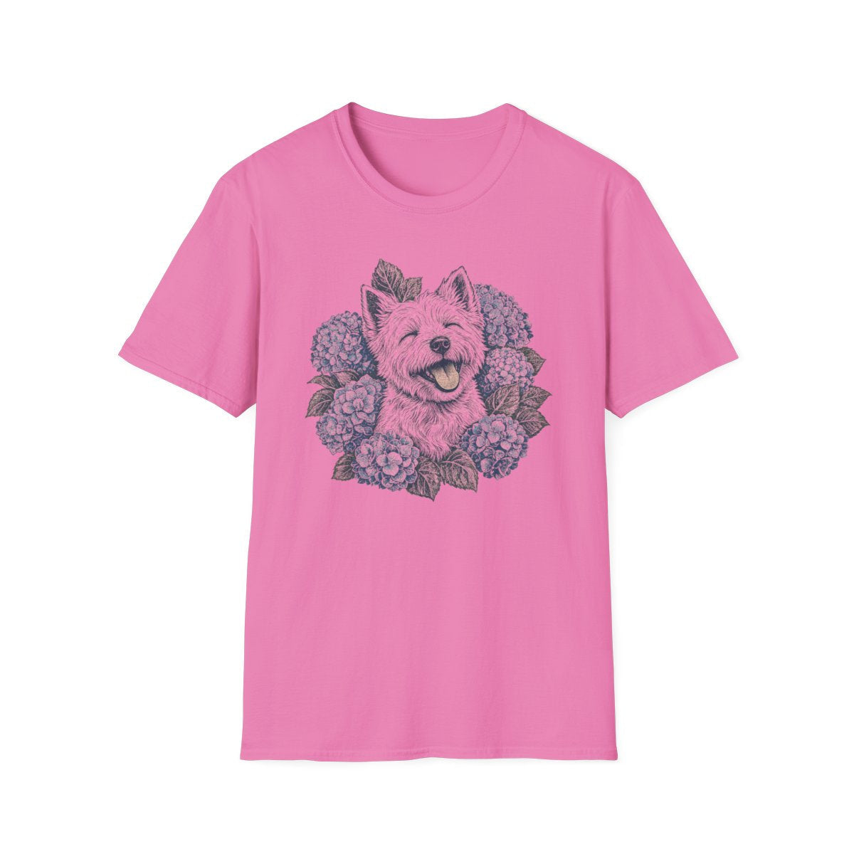 Hydrangea Westie Tee