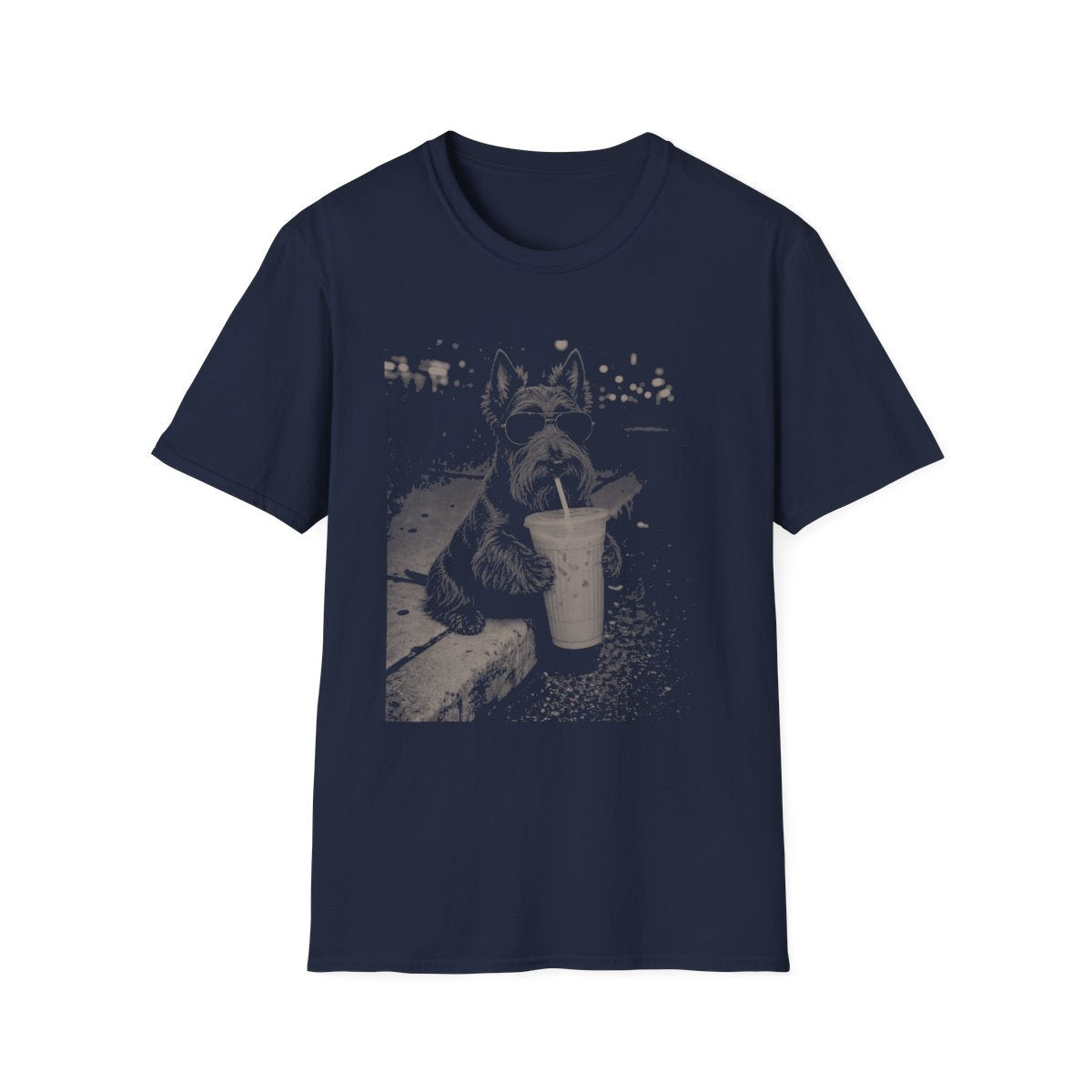 Iced Coffee Scottish Terrier Tee