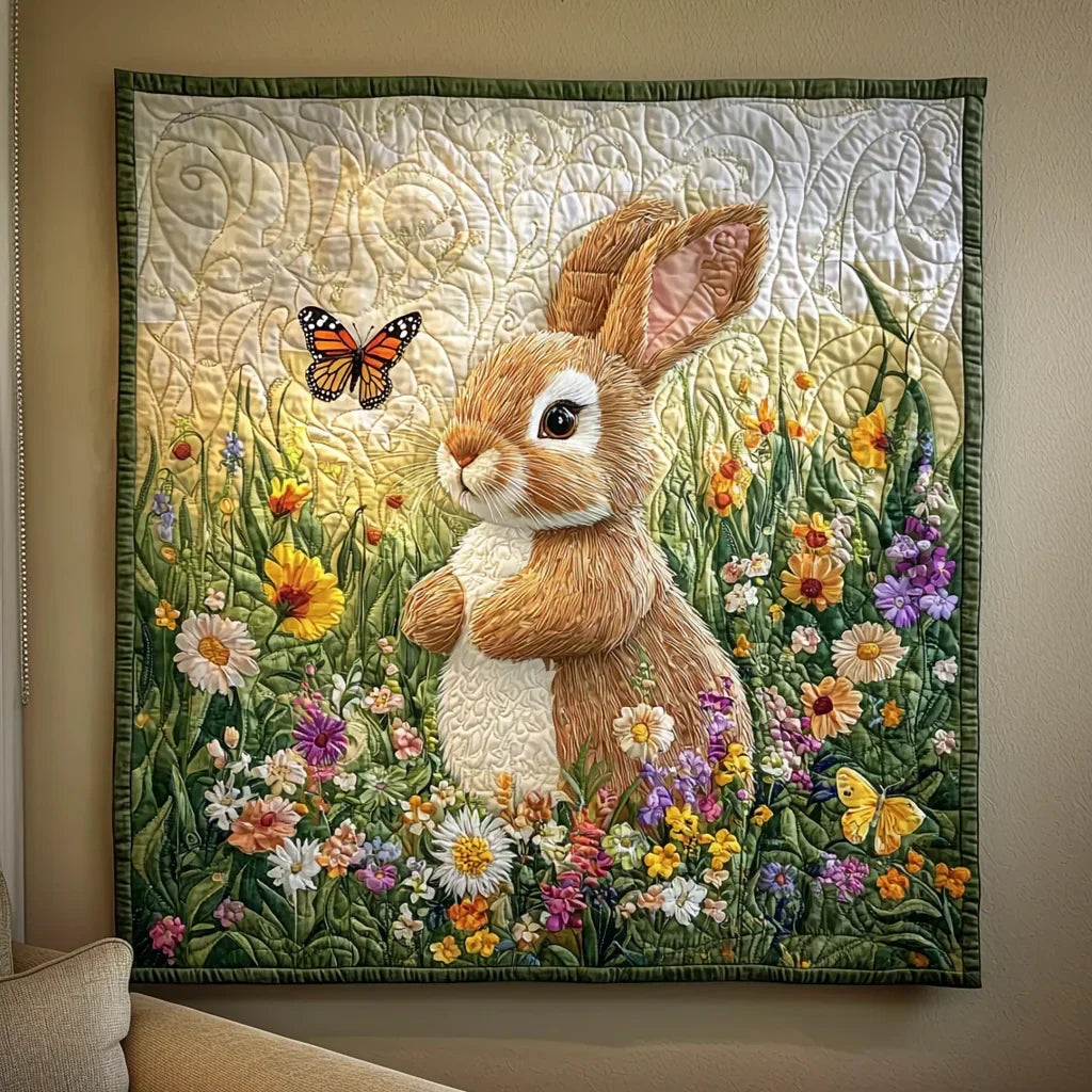 Innocent Rabbit Quilt Blanket