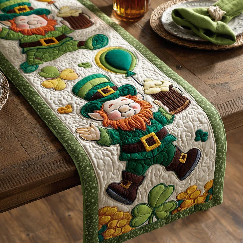 Irish Cheer Quilted Table Runner