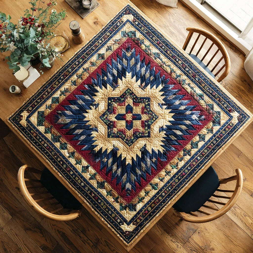 Jingle Path Quilted Table Topper