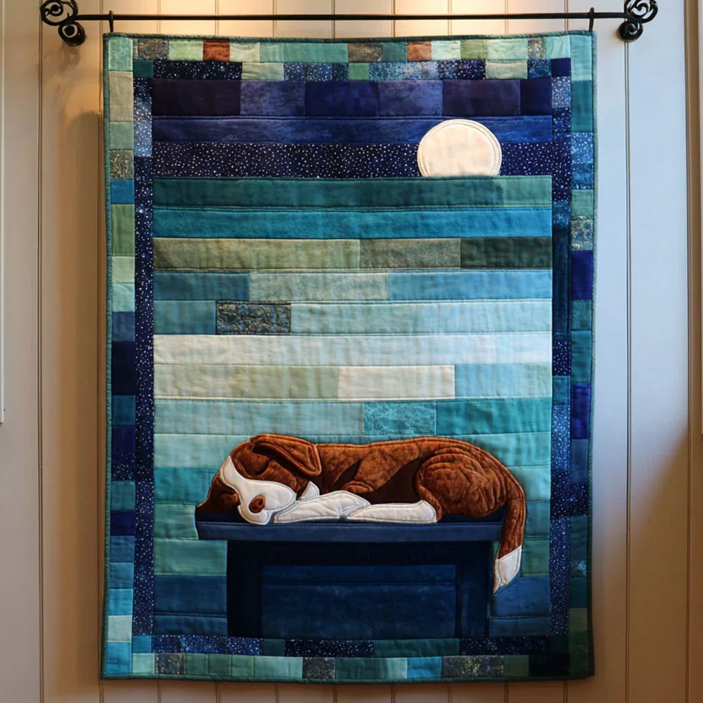 Jolly Doggie Quilt Blanket - Quilted Blanket by Wild and Way