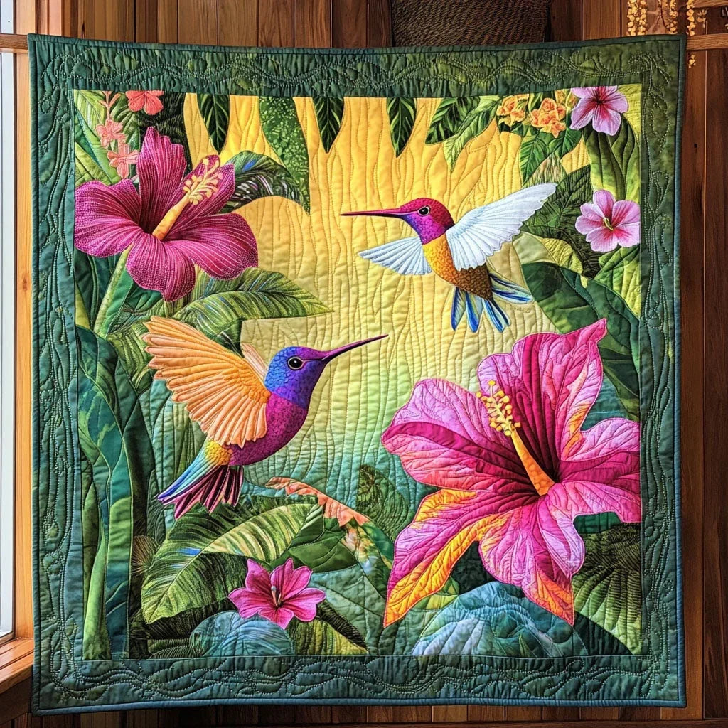 Jungle Melody Quilt Blanket
