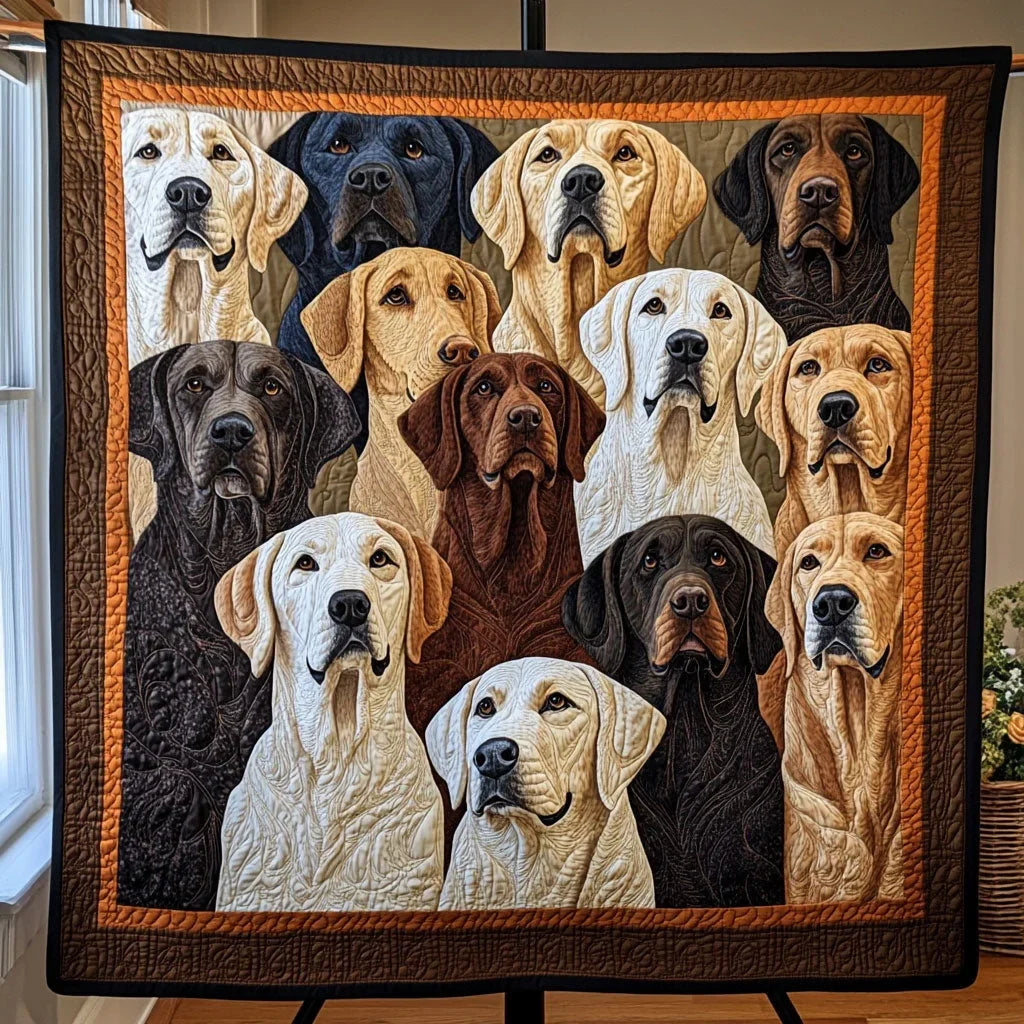 Labrador Parade Quilt Blanket