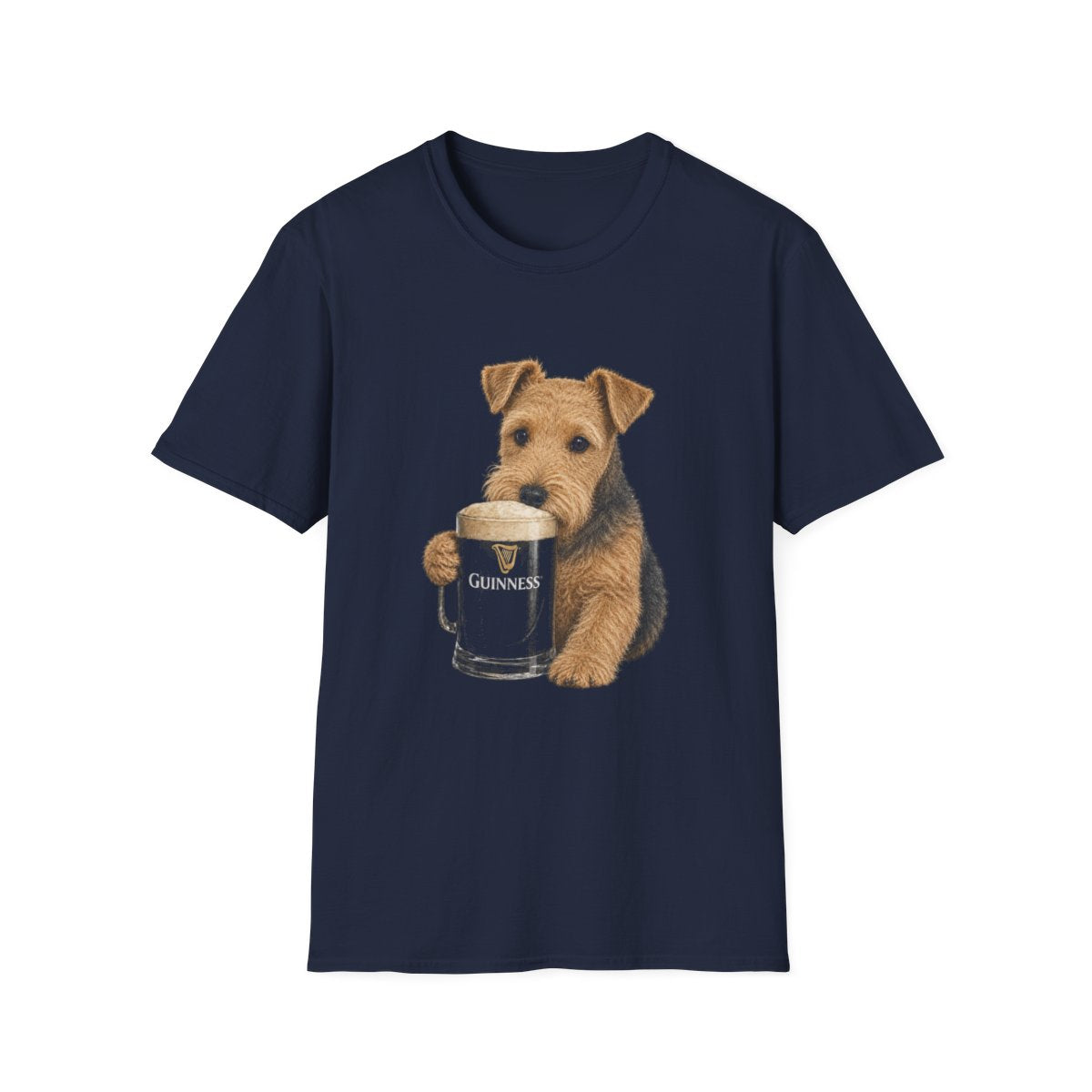 Lakeland Terrier With A Pint Tee